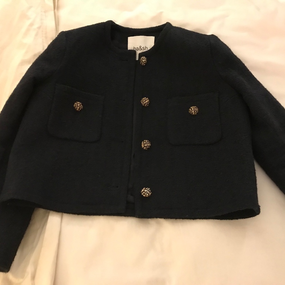Ba&sh Meredith Jacket Navy Blue XS